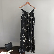 Load image into Gallery viewer, Mooirue Summer 2019 Women Tank Dress Casual Stripe White Green Black Long Camisole Slim Women Beach Cami Dress